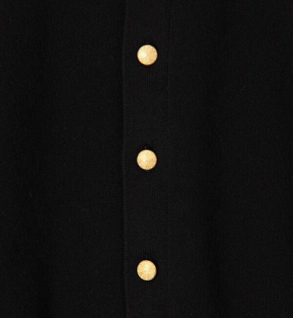 CABaN「コットンカシミヤ レースコンビポケットカーディガン」|カーディガン|