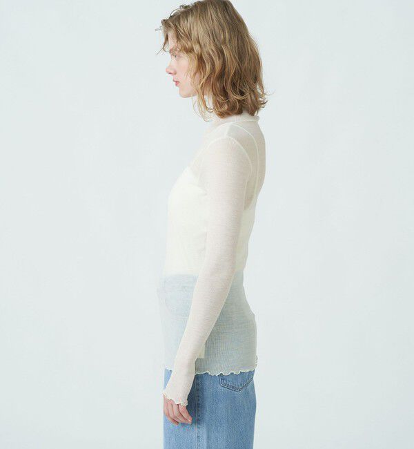 MACPHEE「テクノリブ タートルネックプルオーバー」|Tシャツ・カットソー|