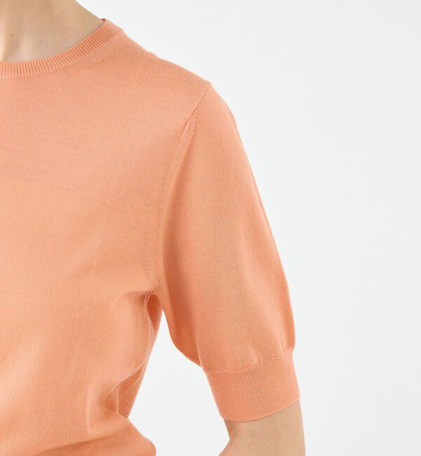 Ballsey「スーパーエクストラファインウール ハーフスリーブプルオーバー」|ニット・セーター|