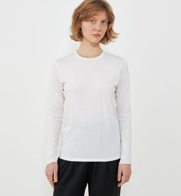 GALERIE VIE「スムージーコットン クルーネックプルオーバー」|Tシャツ・カットソー|