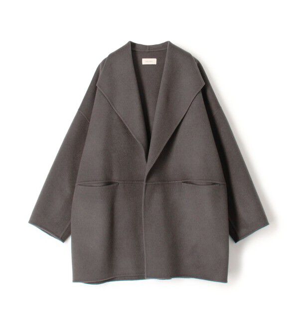 DES PRES「【一部WEB限定】ダブルフェイスメルトンビーバー ショートコート」|その他|17 チャコールグレー