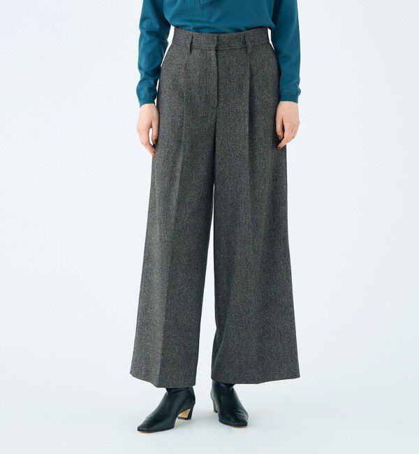 Ballsey「メランジカルゼ タックワイドパンツ」|その他|