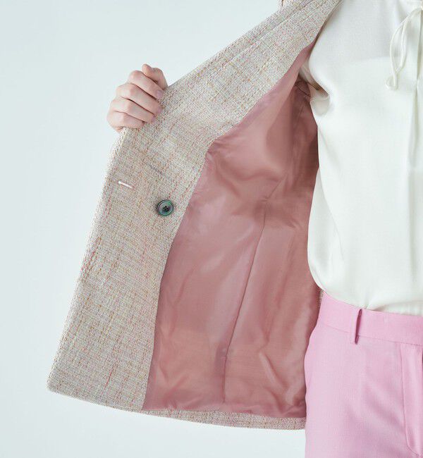 TOMORROWLAND collection「ファンシーテープ ダブルブレストジャケット」|テーラードジャケット|