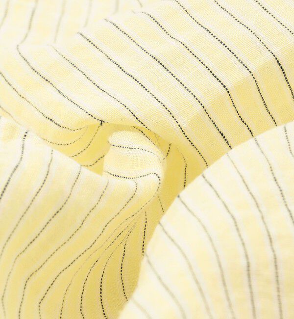 TOMORROWLAND HOME「ストライプリネン クッションカバー（65cm &times; 65cm）」|クッション・クッションカバー|