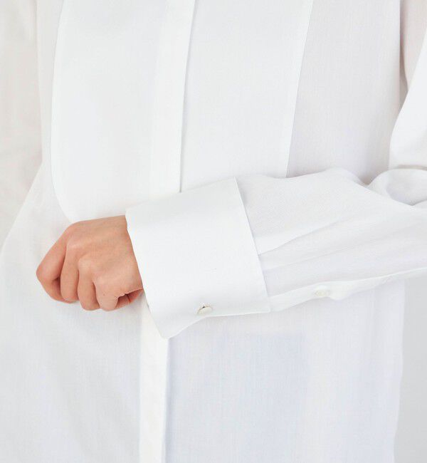 DES PRES「ドビークロス ブザムシャツワンピース」|ワンピース|