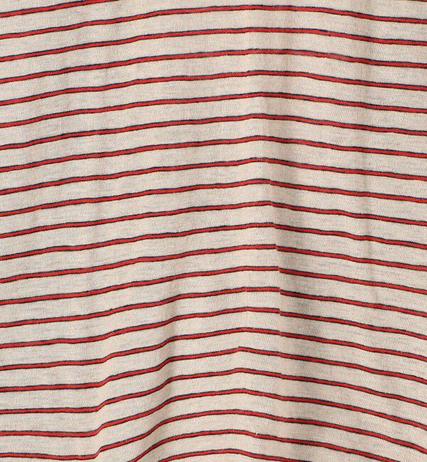 BACCA「リネンボーダー ホルターネックカットソー」|Tシャツ・カットソー|