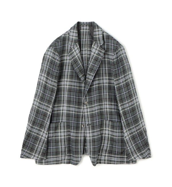 TOMORROWLAND MENS「アイリッシュリネン ローファージャケット」|テーラードジャケット|16 グレー系