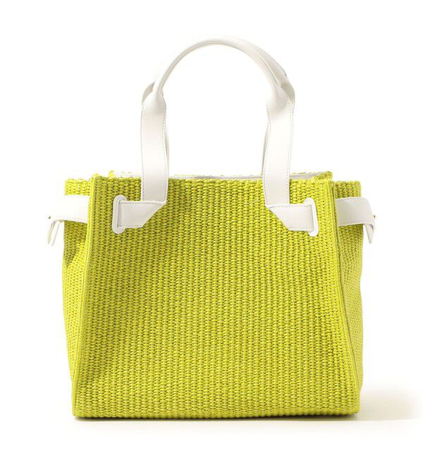 TOMORROWLAND GOODS「TOMORROWLAND ラフィアトートバッグ」|トートバッグ|52 ライトグリーン系