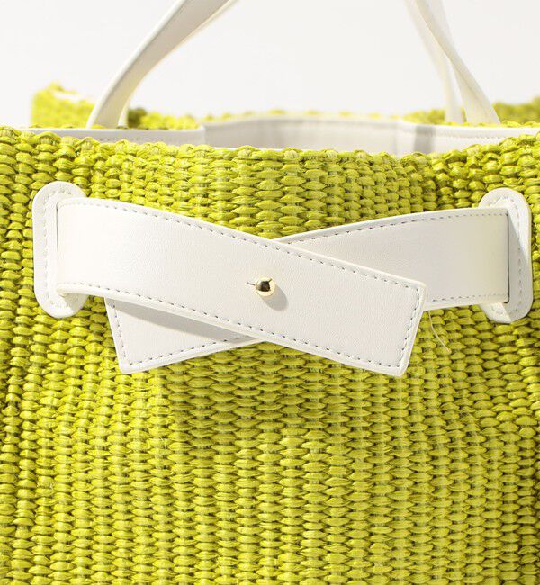 TOMORROWLAND GOODS「TOMORROWLAND ラフィアトートバッグ」|トートバッグ|