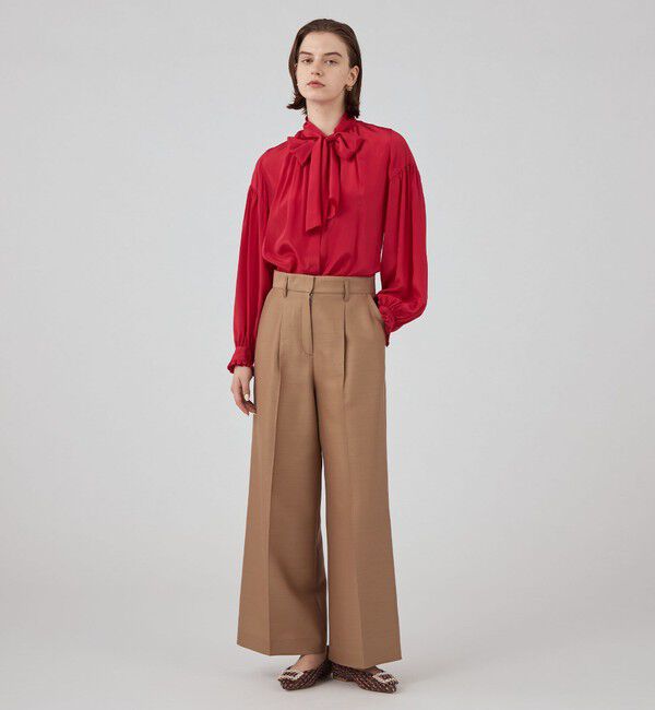 Ballsey「Diana 1タックワイドパンツ」|スラックス|