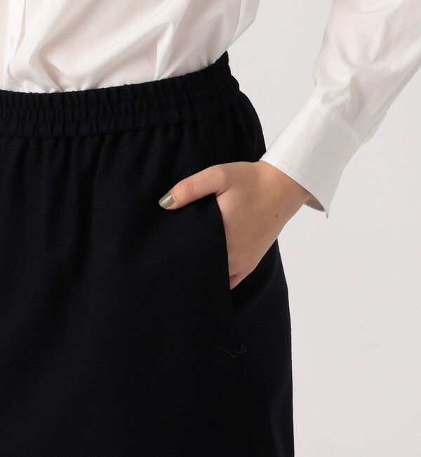 TOMORROWLAND collection「アムンゼンストレッチ イージーストレートスカート」|タイト|