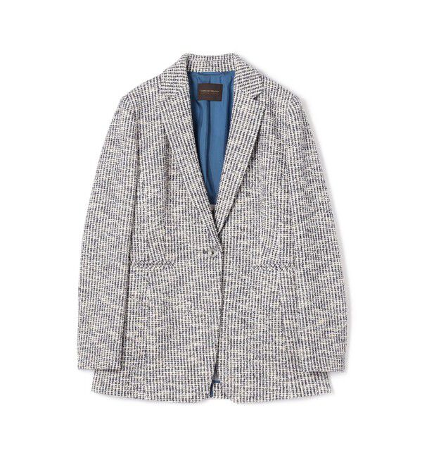 TOMORROWLAND collection「エフェクトジャージー 1Bジャケット」|テーラードジャケット|68 ネイビー系