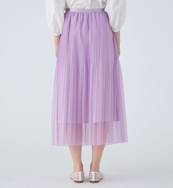 Ballsey「ポリエステルボイルプリーツ フレアスカート」|フレア|