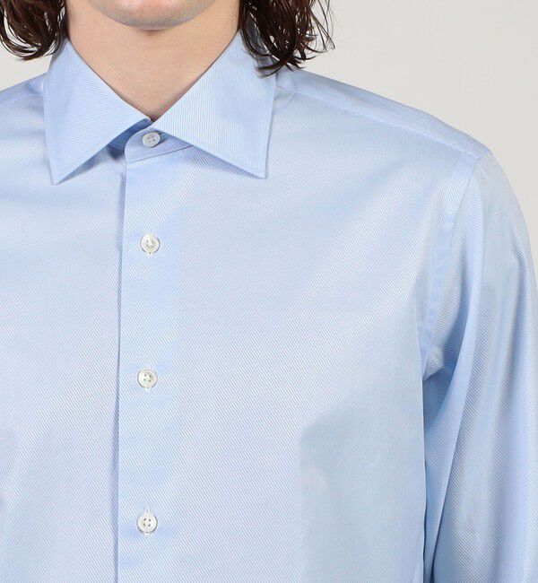 TOMORROWLAND MENS「120/2スーピマコットンツイル ワイドスプレッドカラー ドレスシャツ」|シャツ・ブラウス|