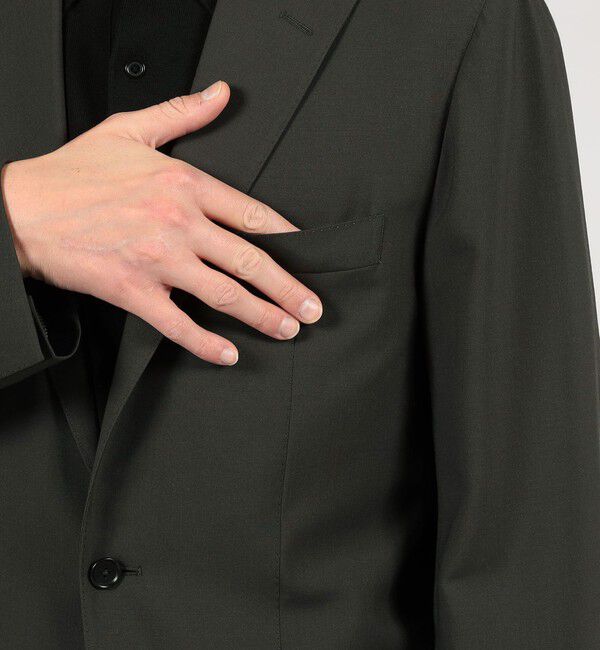 TOMORROWLAND MENS「Super130'sウール シングルブレステッド2Bジャケット DRAGO」|テーラードジャケット|