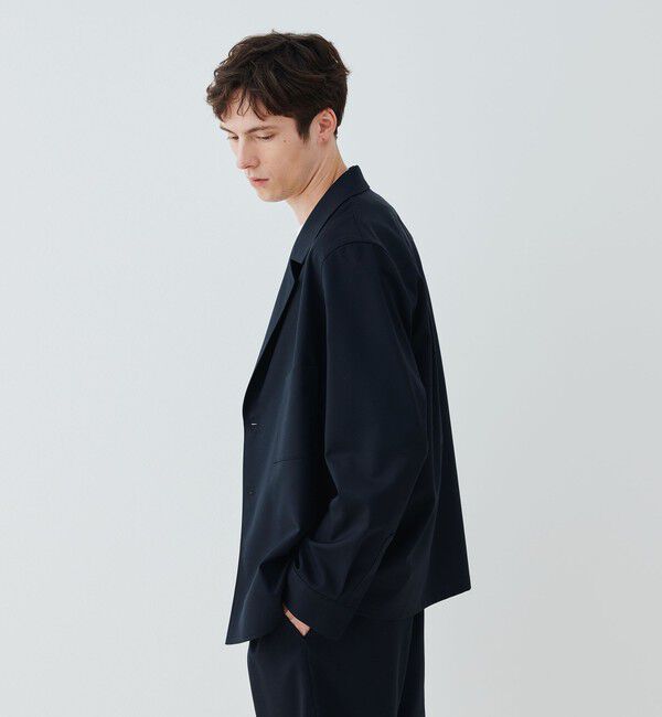 GALERIE VIE「ウォッシャブルギャバ シャツジャケット」|テーラードジャケット|