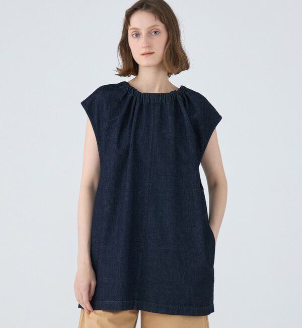 MACPHEE「ライトデニム 2-wayプルオーバー」|シャツ・ブラウス|