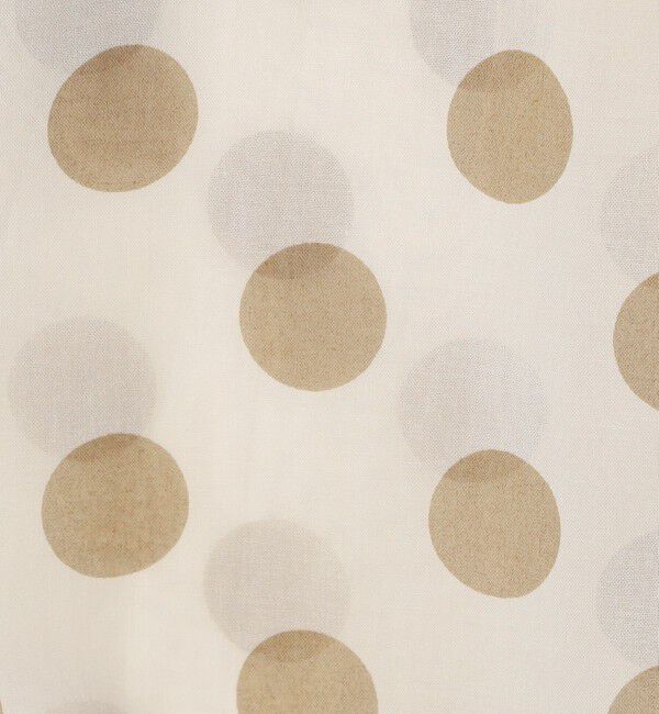 TOMORROWLAND collection「コインドットプリント フレアーベルスリーブブラウス」|シャツ・ブラウス|