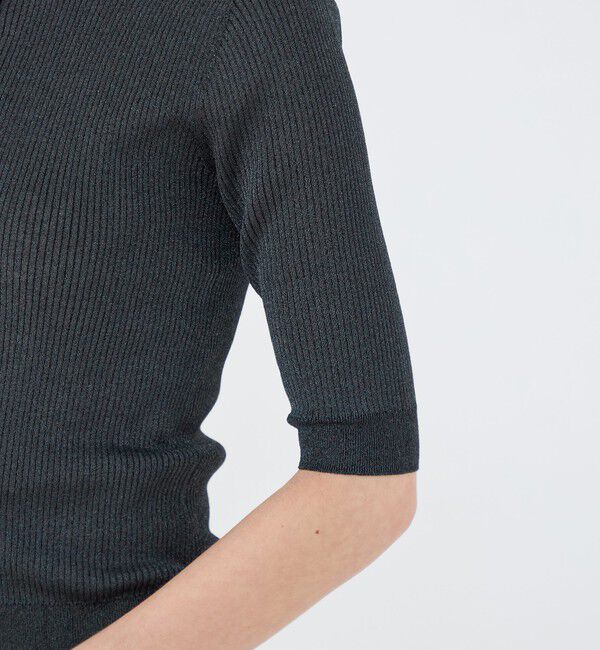 Ballsey「マーセライズドコットン クルーネックカーディガン」|カーディガン|