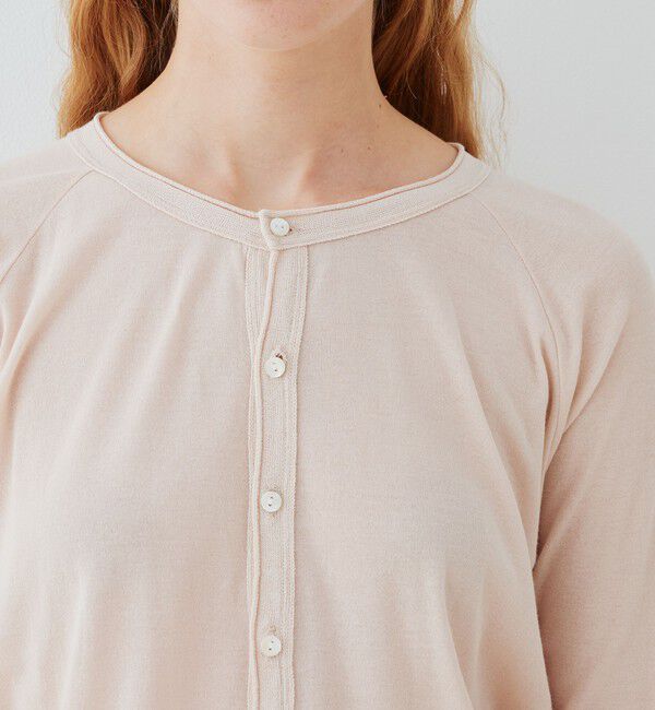 GALERIE VIE「 ガーゼフライス クルーネックカーディガン」|カーディガン|