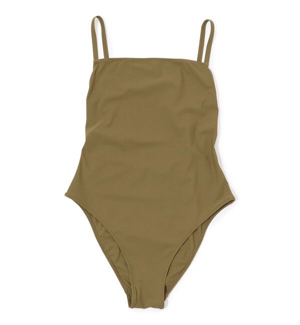 TOMORROWLAND GOODS「 LIDO Tre スイムワンピース」|コンビネゾン|57 カーキ