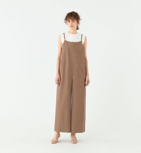 TOMORROWLAND collection「コットンシルクデニム サロペット」|オールインワン|