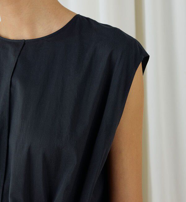 DES PRES「コットンシルクタイプライター コクーンワンピース」|ワンピース|