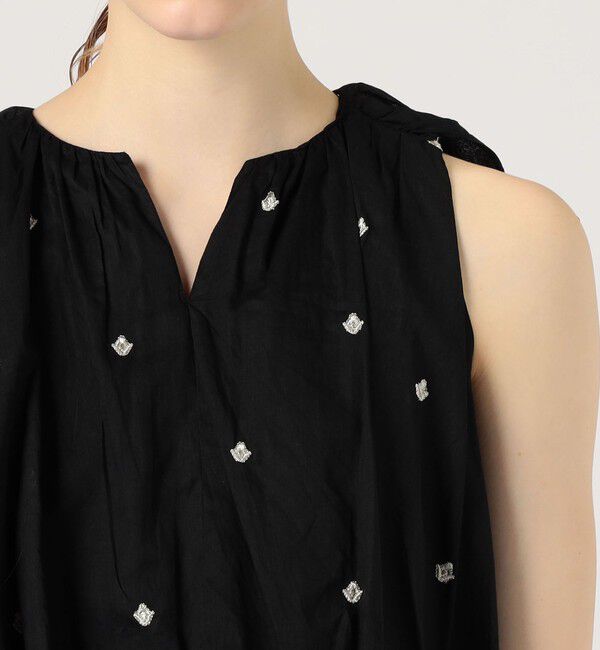 TOMORROWLAND BUYING WEAR「【別注】ne Quittez pas BLACK DOUBLE ORGANZA トップス」|シャツ・ブラウス|