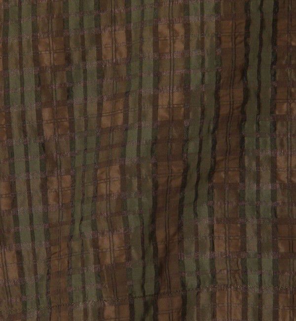 TOMORROWLAND MENS「ポリエステル キュプラ ナイロン チェック ダブルポケットシャツ」|シャツ・ブラウス|