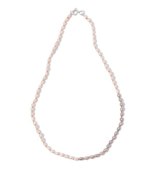 TOMORROWLAND GOODS「NINA JANVIER MINI SOGA パールネックレス」|ネックレス|26 オレンジ系