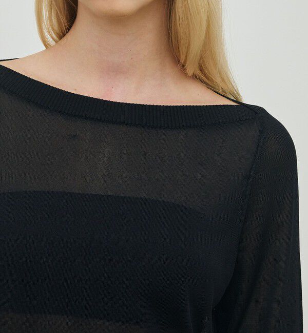 DES PRES「マットレーヨン ボートネックプルオーバー」|ニット・セーター|