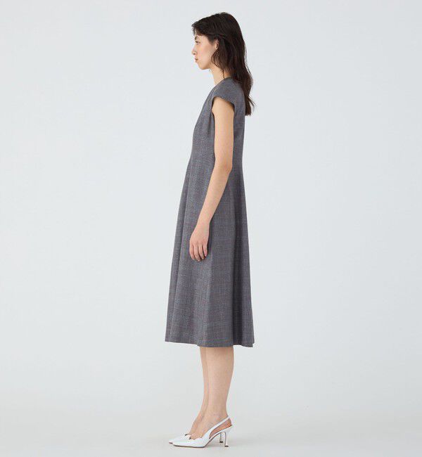 TOMORROWLAND collection「SUMMERTIME BLUE キャップスリーブワンピース」|ワンピース|