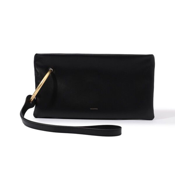 TOMORROWLAND GOODS「ORSETTO CLUTCH バッグ」|クラッチバッグ|19 ブラック
