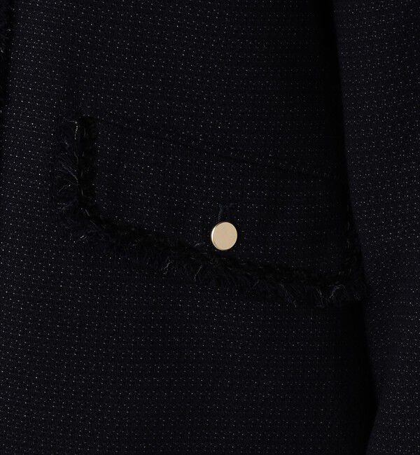 Ballsey「クレストドビー Vクルージャケット」|ノーカラージャケット|