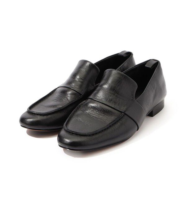 TOMORROWLAND GOODS「GALERIE VIE レザーローファー」|ローファー|19 ブラック