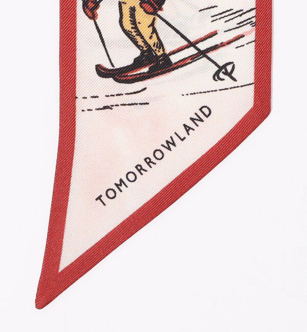 TOMORROWLAND GOODS「Atelier TOMORROWLAND WINTER SPORTS BANDEAU シルクスカーフ」|バンダナ・スカーフ|