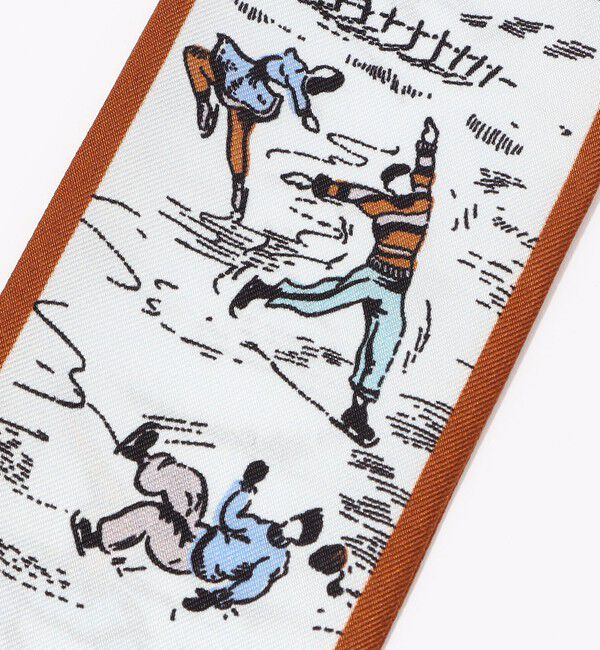 TOMORROWLAND GOODS「Atelier TOMORROWLAND WINTER SPORTS BANDEAU シルクスカーフ」|バンダナ・スカーフ|