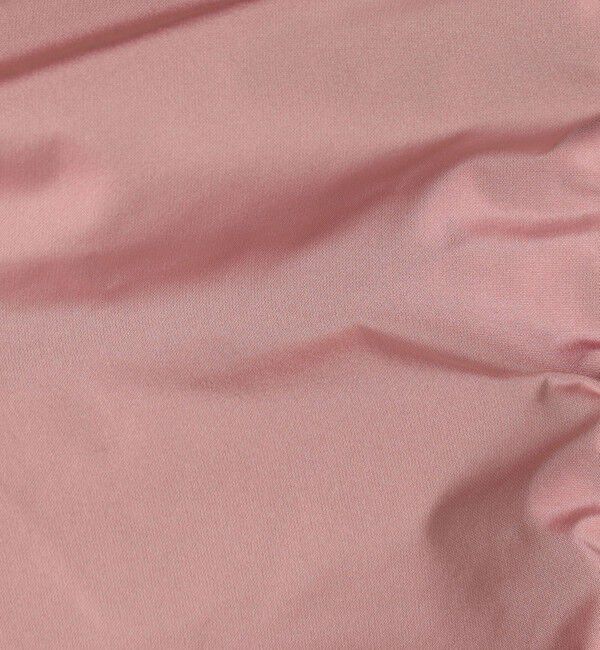 BACCA「ポリエステルタフタ ギャザードブラウス」|シャツ・ブラウス|