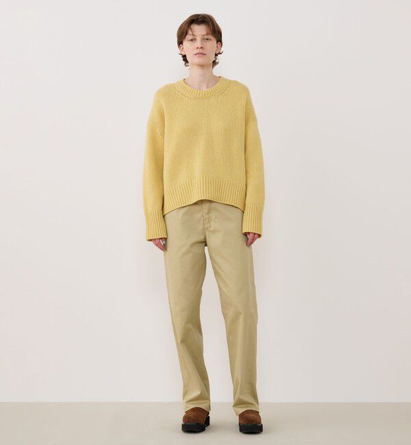 GALERIE VIE「ファインウール クルーネックプルオーバー」|ニット・セーター|