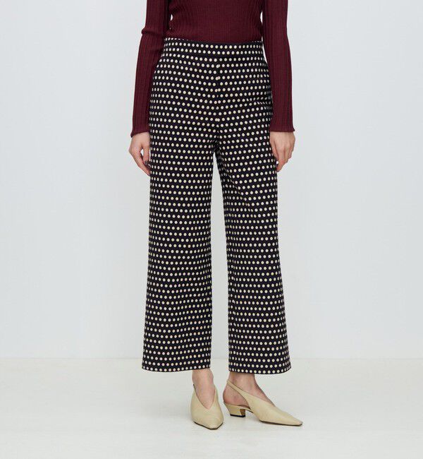 TOMORROWLAND collection「スラブドット セミワイドパンツ」|その他|