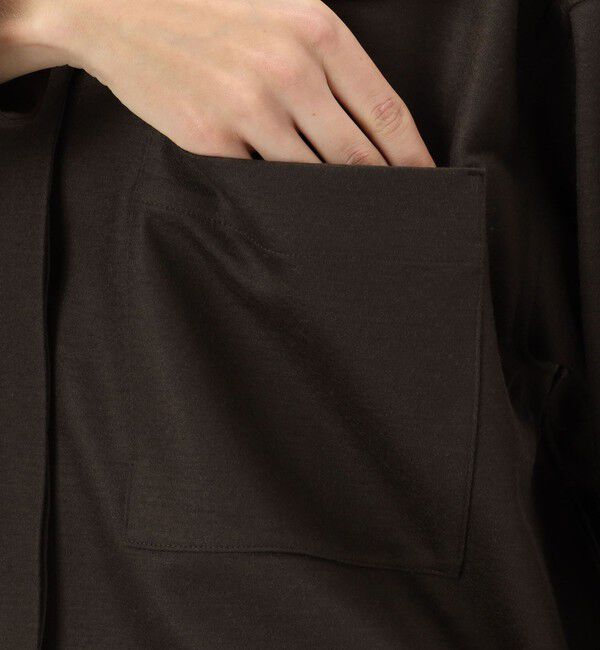 Ballsey「ウールスムース ビッグシャツ」|シャツ・ブラウス|