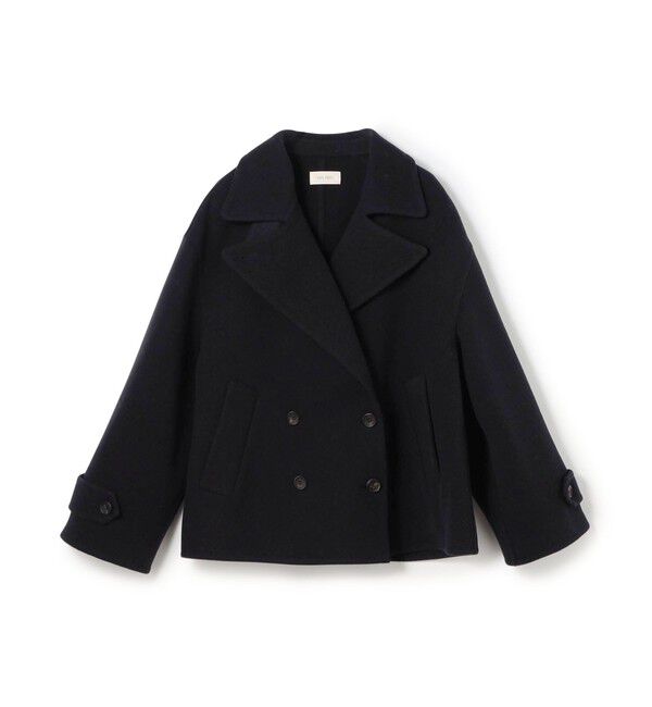 DES PRES「ウールモッサ Pコート」|ピーコート|69 ネイビー