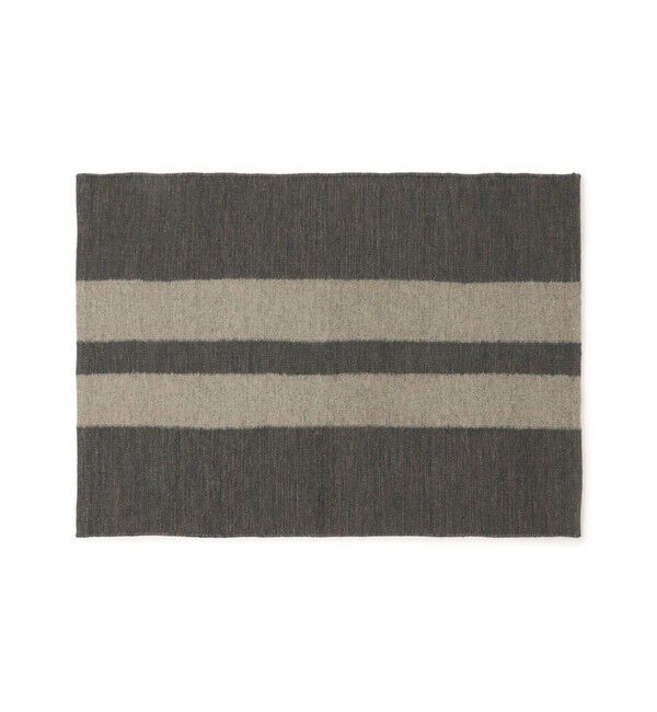 JAMES PERSE「ダブルストライプ 玄関マット HRU9053」|その他|17 チャコールグレー
