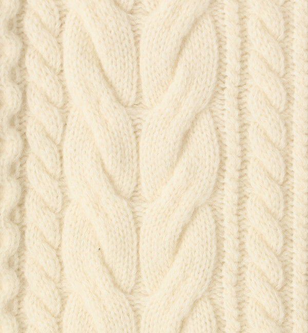 MACPHEE「アランニット ビルドネックプルオーバー」|ニット・セーター|