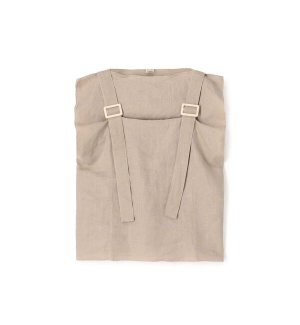 TOMORROWLAND GOODS「BASERANGE FRAME TOP」|シャツ・ブラウス|43 ベージュ