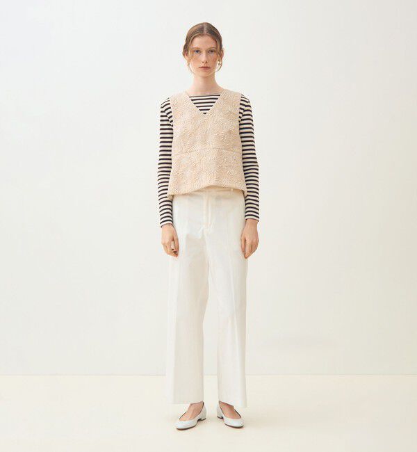 TOMORROWLAND collection「ソリアビーストレッチ フロンタブルジレ」|ベスト・ジレ|