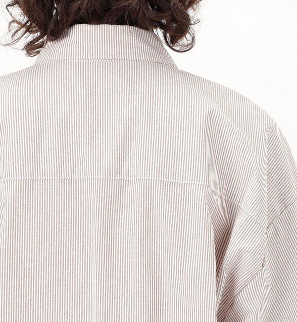 TOMORROWLAND GOODS「JESSE KAMM コットンストライプ ペインターシャツ」|シャツ・ブラウス|