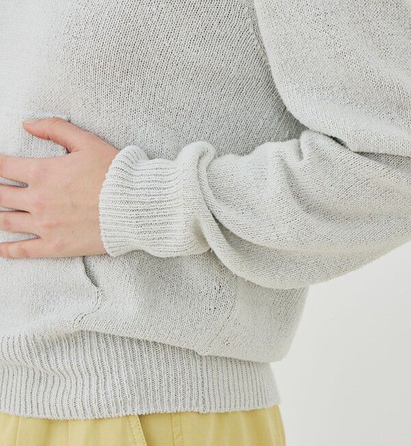 GALERIE VIE「シルク フーデッドプルオーバー」|パーカー|