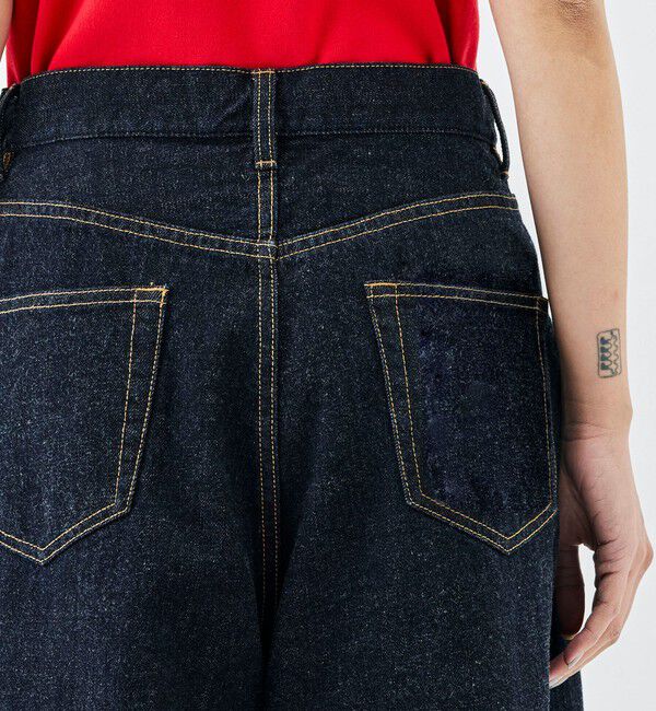 Edition「インディゴデニム ドローコードパンツ」|デニム|