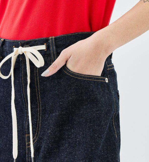 Edition「インディゴデニム ドローコードパンツ」|デニム|